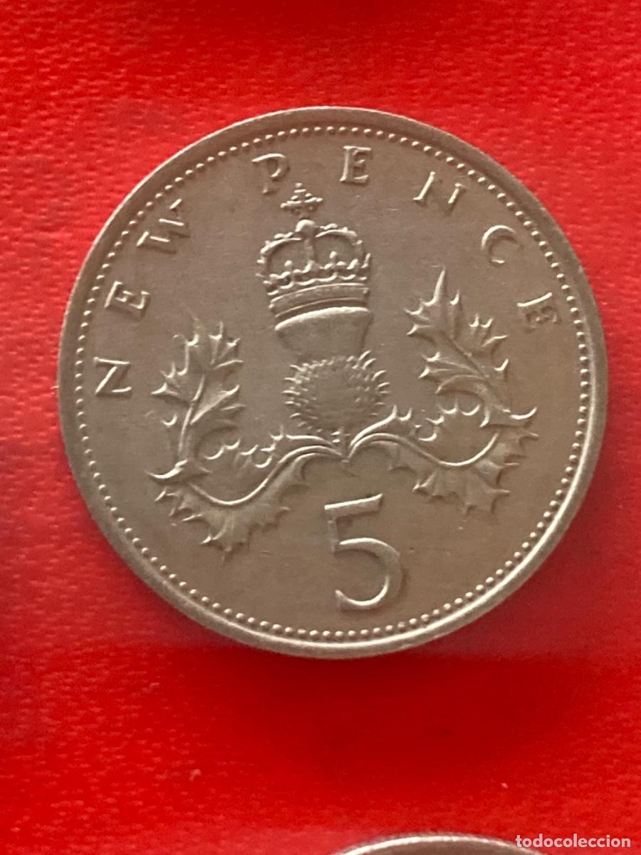 Monedas antiguas de Europa: M&uuml;nze M&uuml;nzen Umlaufm&uuml;nze Gro&szlig;britannien 5 Pence 1968