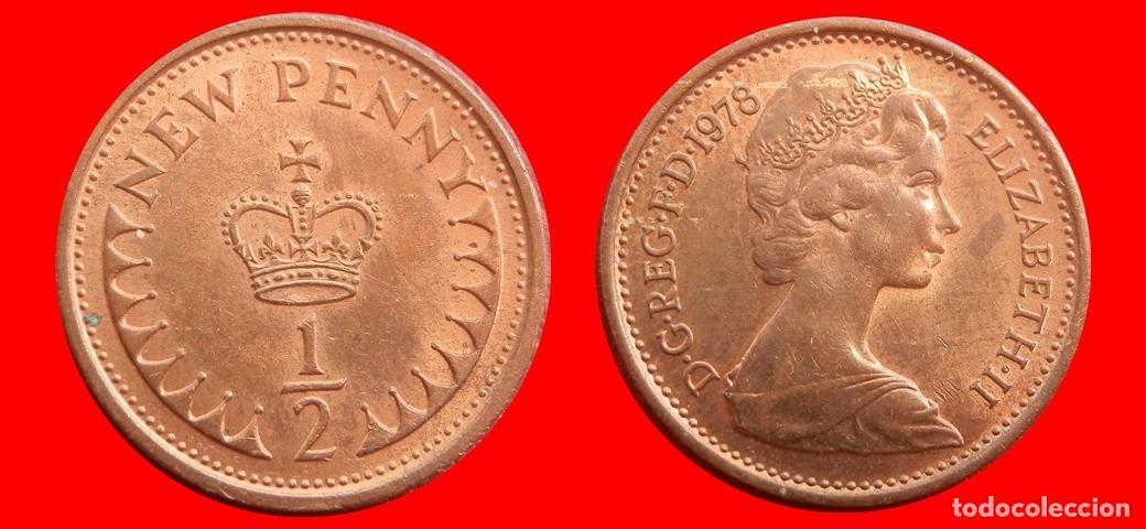Monedas antiguas de Europa: 1/2 PENIQUE PENNY 1978 INGLATERRA REINO UNIDO-152590