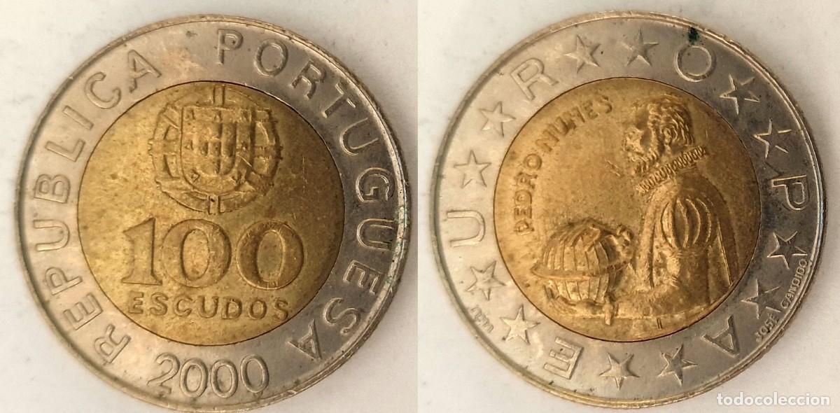 Monedas antiguas de Europa: Portugal 100 Escudos 2000 Pedro Nunes - KM#645 - EBC-