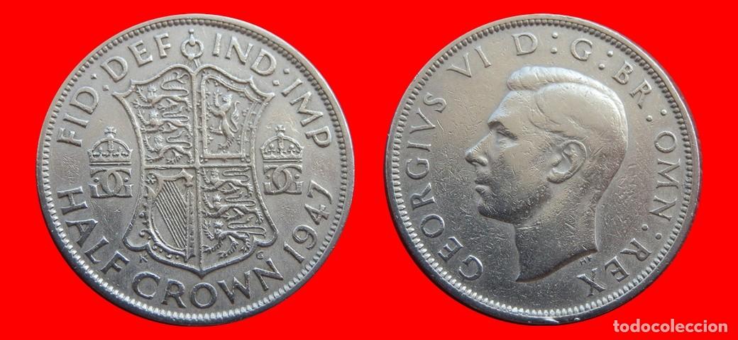 Monedas antiguas de Europa: 1/2 CORONA 1947 INGLATERRA REINO UNIDO-152630