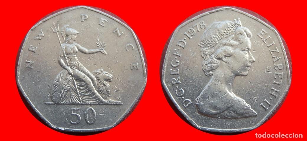 Monedas antiguas de Europa: 50 PENIQUES PENCE 1978 INGLATERRA REINO UNIDO-152637