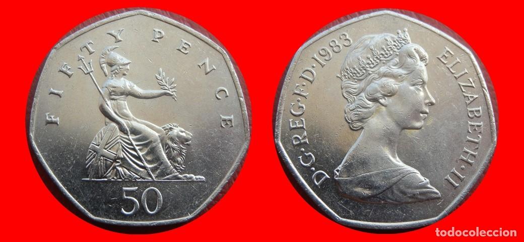 Monedas antiguas de Europa: 50 PENIQUES PENCE 1983 INGLATERRA REINO UNIDO-152639