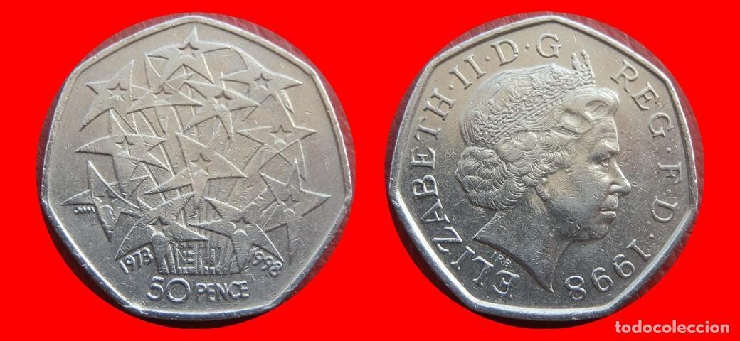 Monedas antiguas de Europa: 50 PENIQUES PENCE 1998 INGLATERRA REINO UNIDO-152640
