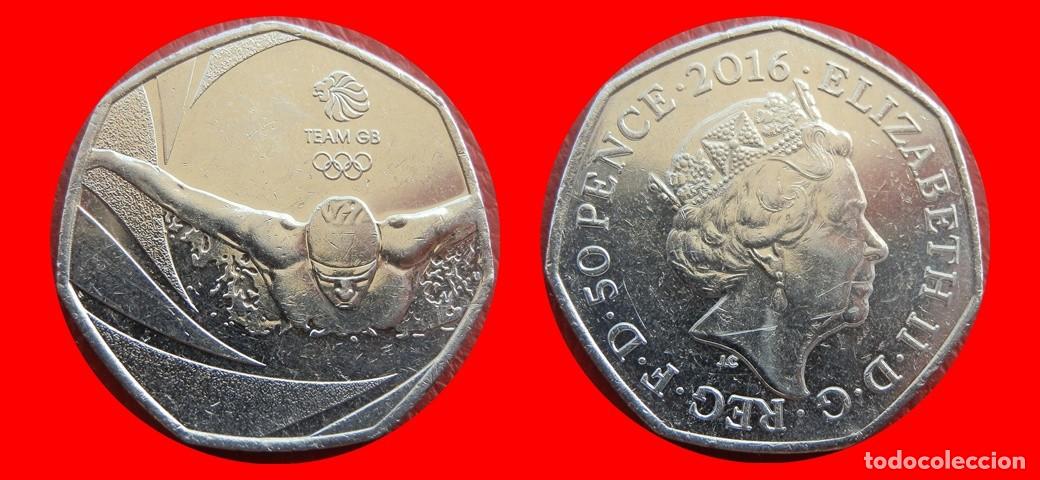 Monedas antiguas de Europa: 50 PENIQUES PENCE 2016 INGLATERRA REINO UNIDO-152642