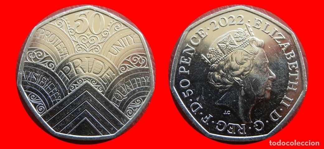 Monedas antiguas de Europa: 50 PENIQUES PENCE 2022 INGLATERRA REINO UNIDO-152646