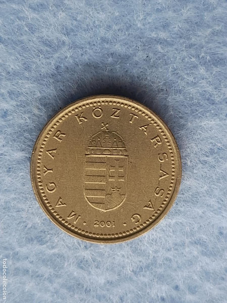 Monedas antiguas de Europa: Hungr&iacute;a. 1 Flor&iacute;n. A&ntilde;o 2001.