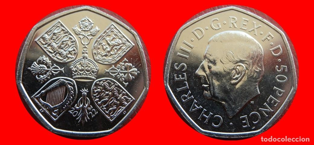 Monedas antiguas de Europa: 50 PENIQUES PENCE 2022 INGLATERRA REINO UNIDO-152647