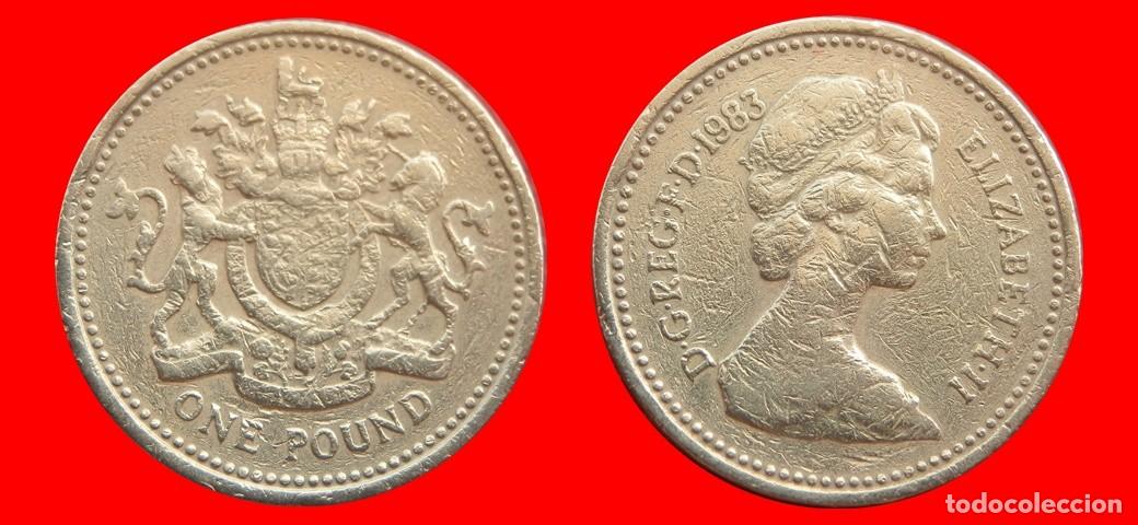 Monedas antiguas de Europa: 1 LIBRA POUND 1983 INGLATERRA REINO UNIDO-152649