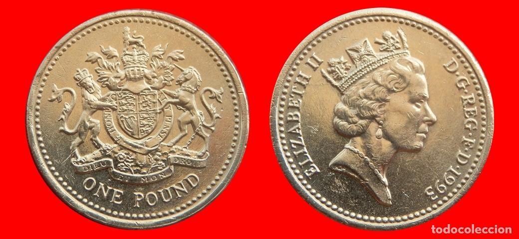 Monedas antiguas de Europa: 1 LIBRA POUND 1993 INGLATERRA REINO UNIDO-152656