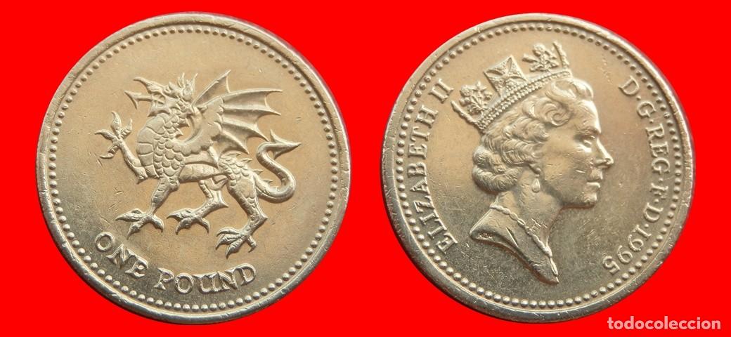 Monedas antiguas de Europa: 1 LIBRA POUND 1995 INGLATERRA REINO UNIDO-152658