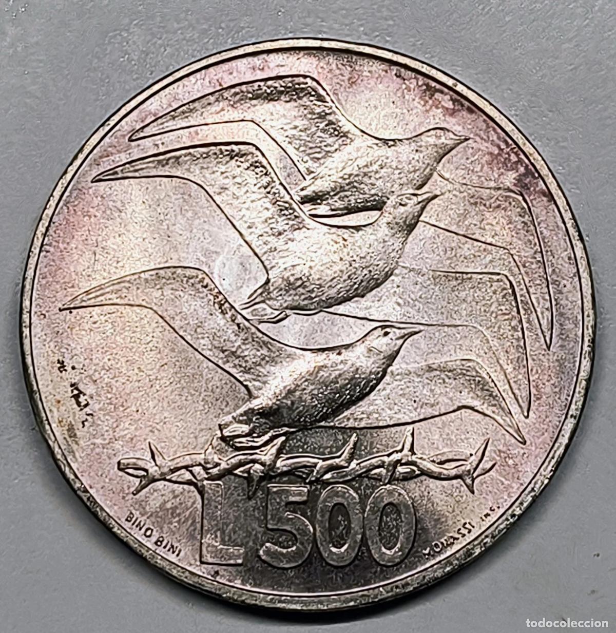 Monedas antiguas de Europa: 500 Lire San Marino 1975