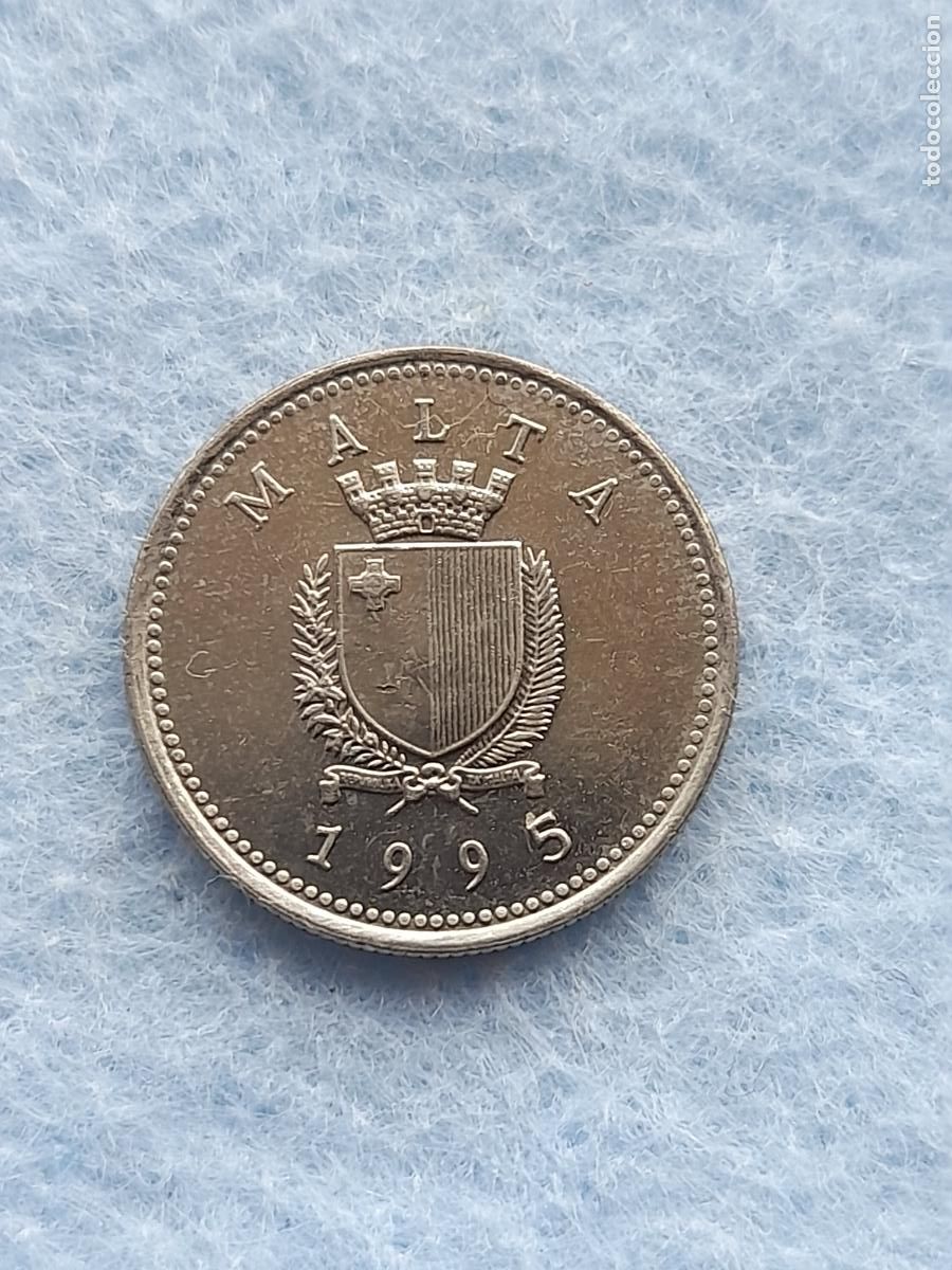 Monedas antiguas de Europa: Malta. 2 C&eacute;ntimos. A&ntilde;o 1995. - Foto 1