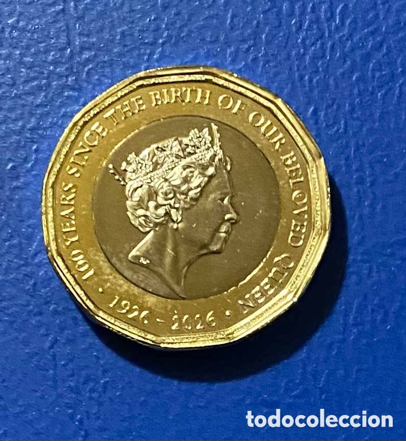 Monedas antiguas de Europa: Gibraltar 2026 1 corona 6 retrato