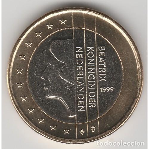 Monedas antiguas de Europa: 1 y 2 euros de Paises Bajos