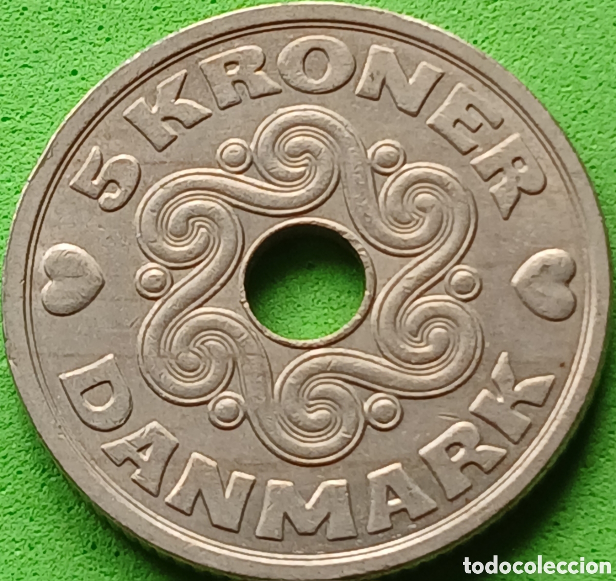Monedas antiguas de Europa: Dinamarca 5 coronas 1990 km#869