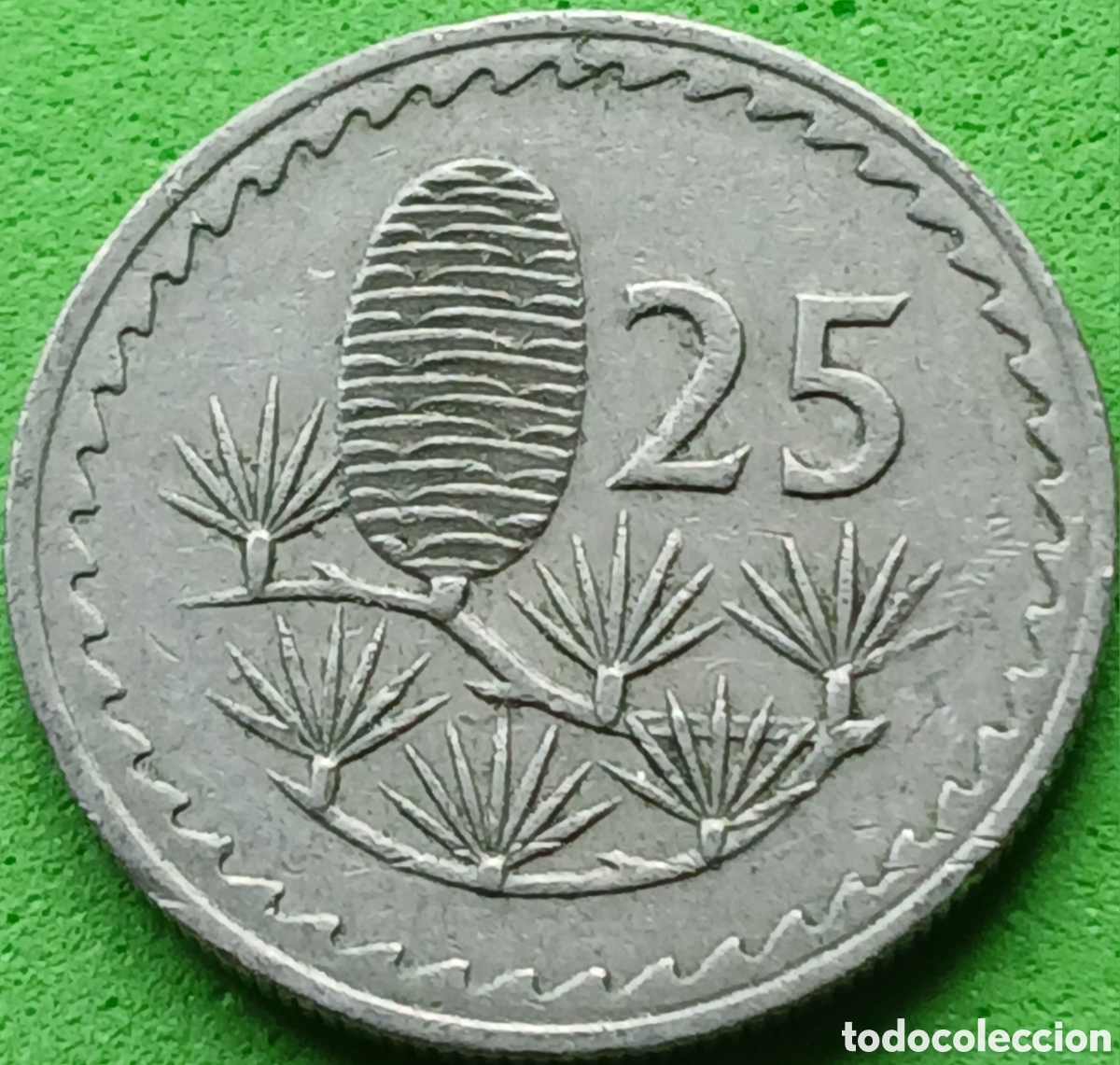 Monedas antiguas de Europa: Chipre 25 mils 1963 km#40