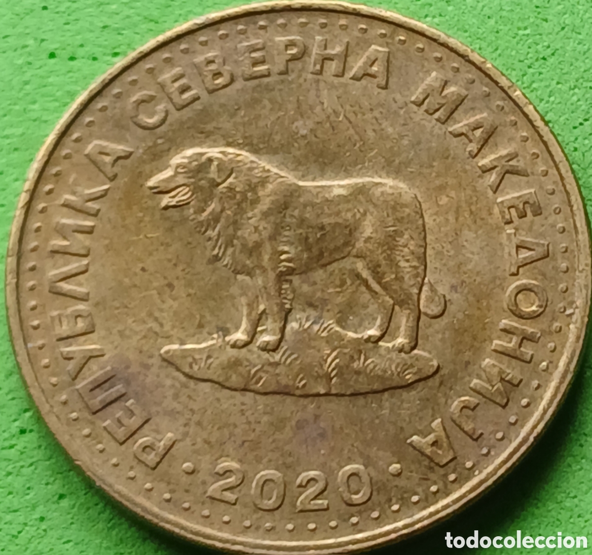 Monedas antiguas de Europa: Macedonia del Norte 1 denar 2020 UC#1