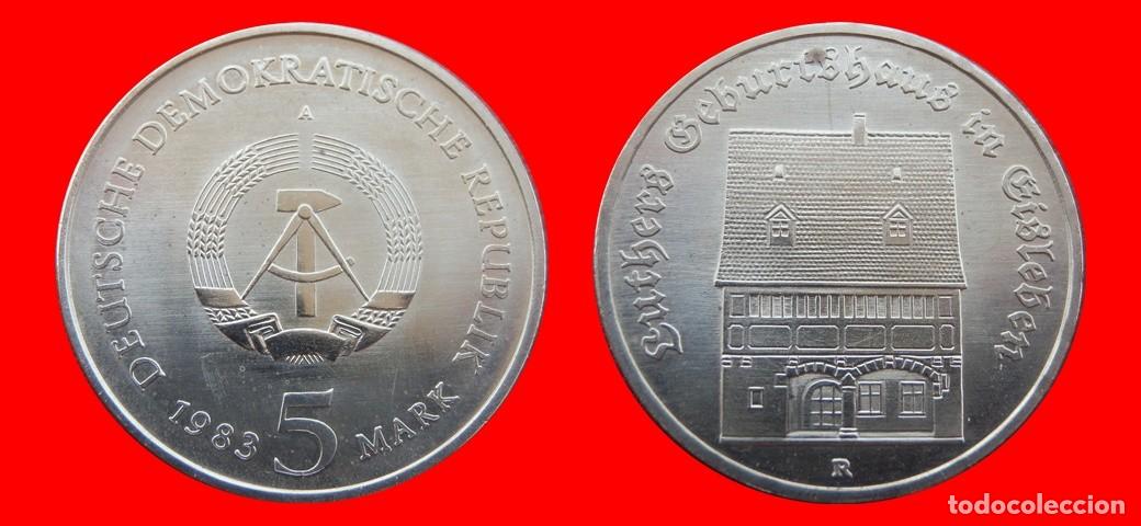 Monedas antiguas de Europa: 5 MARCOS 1983 ALEMANIA REPUBLICA DEMOCRATICA DDR-152668