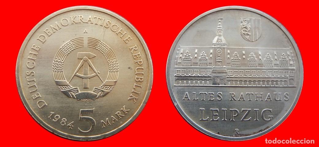 Monedas antiguas de Europa: 5 MARCOS 1984 ALEMANIA REPUBLICA DEMOCRATICA DDR-152669