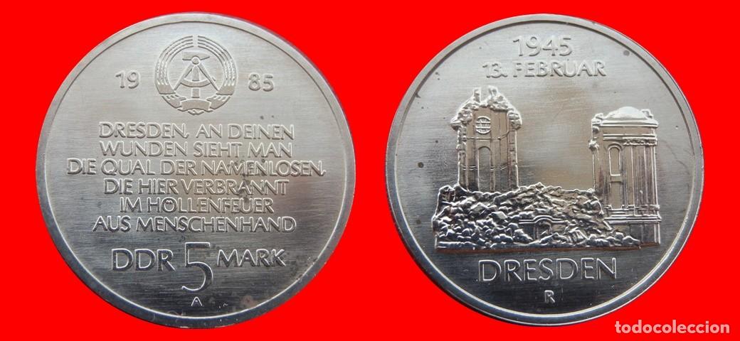 Monedas antiguas de Europa: 5 MARCOS 1985 ALEMANIA REPUBLICA DEMOCRATICA DDR-152670