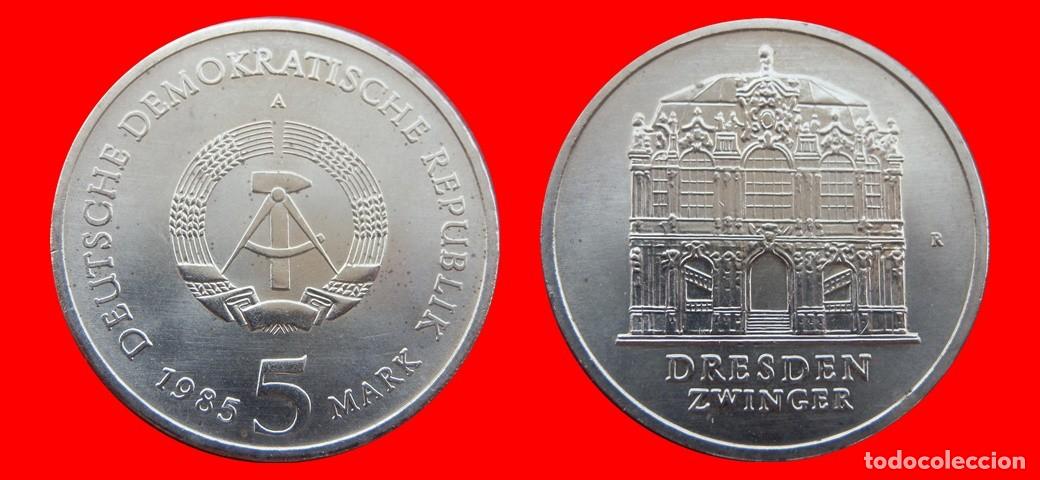 Monedas antiguas de Europa: 5 MARCOS 1985 ALEMANIA REPUBLICA DEMOCRATICA DDR-152671