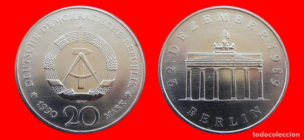 Monedas antiguas de Europa: 20 MARCOS 1990 ALEMANIA REPUBLICA DEMOCRATICA DDR-152681