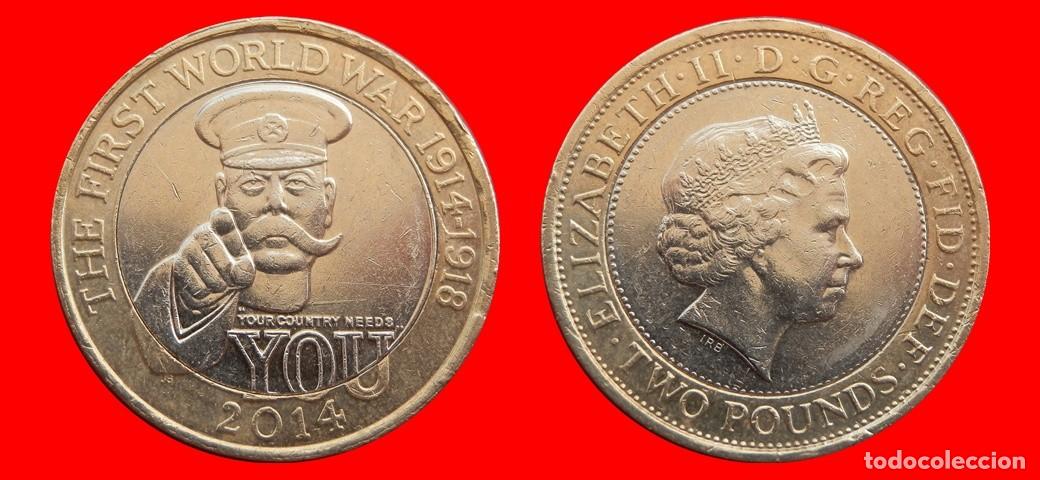 Monedas antiguas de Europa: 2 LIBRAS POUNDS 2014 INGLATERRA REINO UNIDO-152694