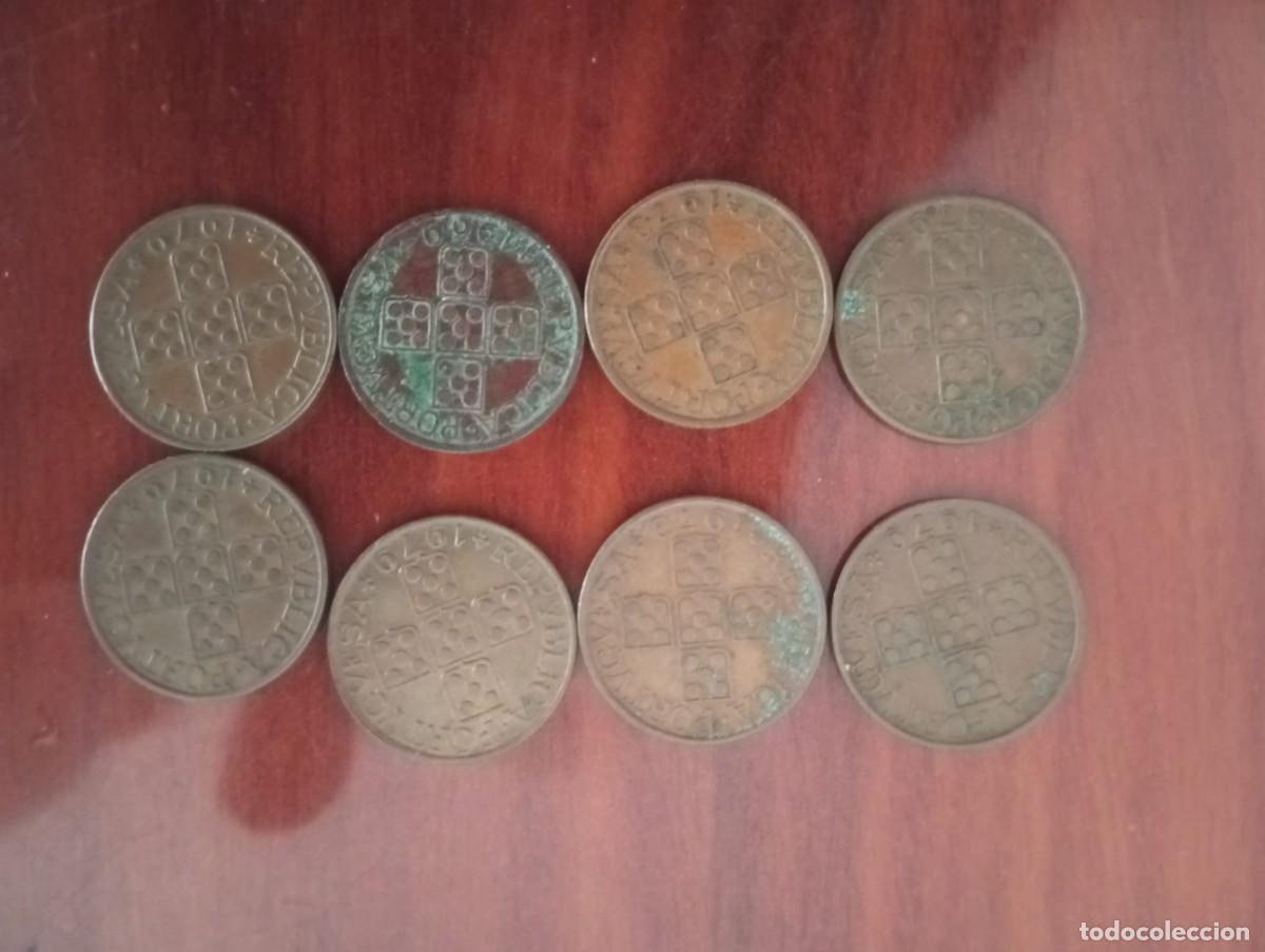 Monedas antiguas de Europa: lote 1 escudo portugues 1969-1979