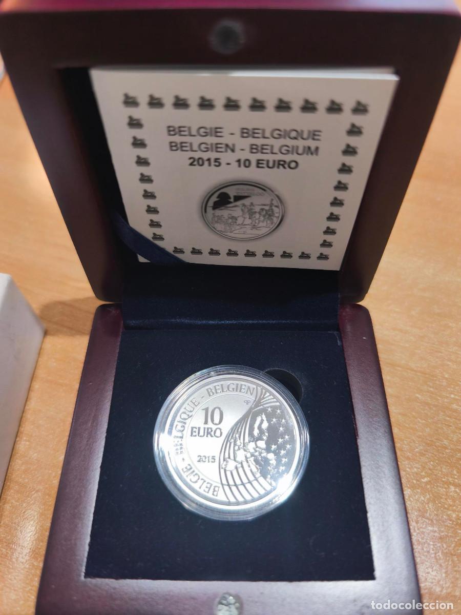 Monedas antiguas de Europa: MONEDA BELGICA 10 EURO 2015 PROOF CONMEMORATIVA BICENTENARIO WATERLOO