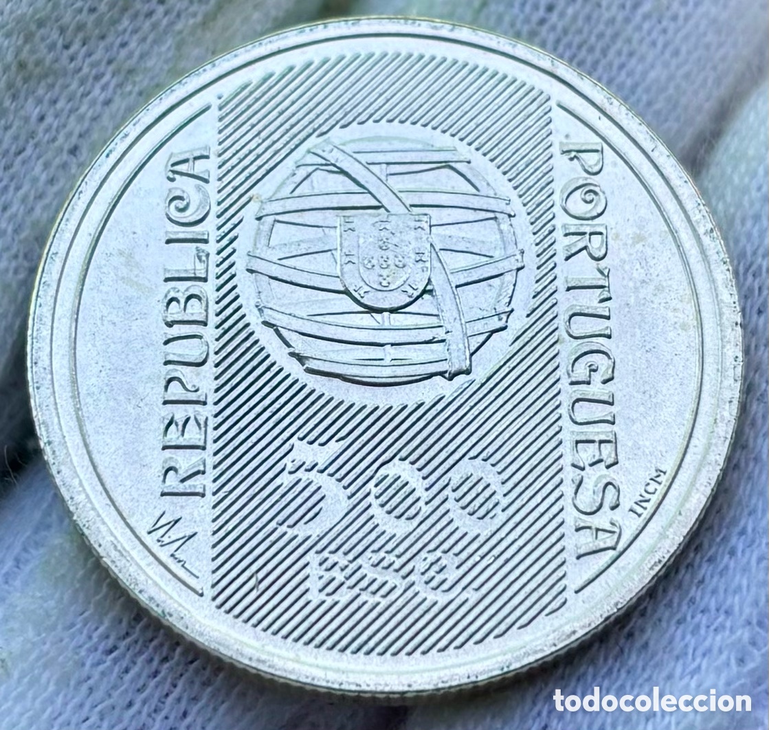 Monedas antiguas de Europa: Moneda PLATA PORTUGAL 500 Escudos 1996