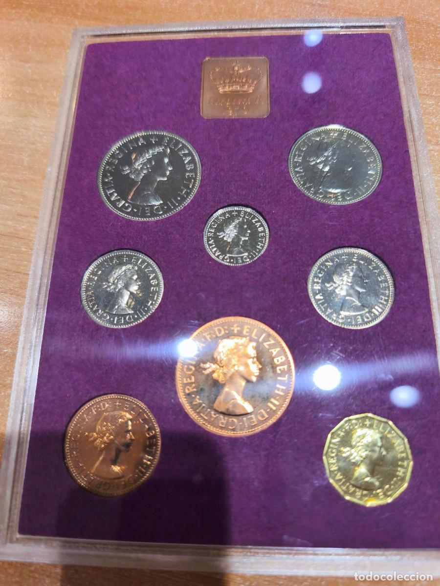Monedas antiguas de Europa: LOTE REINO UNIDO SET MONEDAS PROOF 1970 REINA ISABEL II CON ESTUCHE