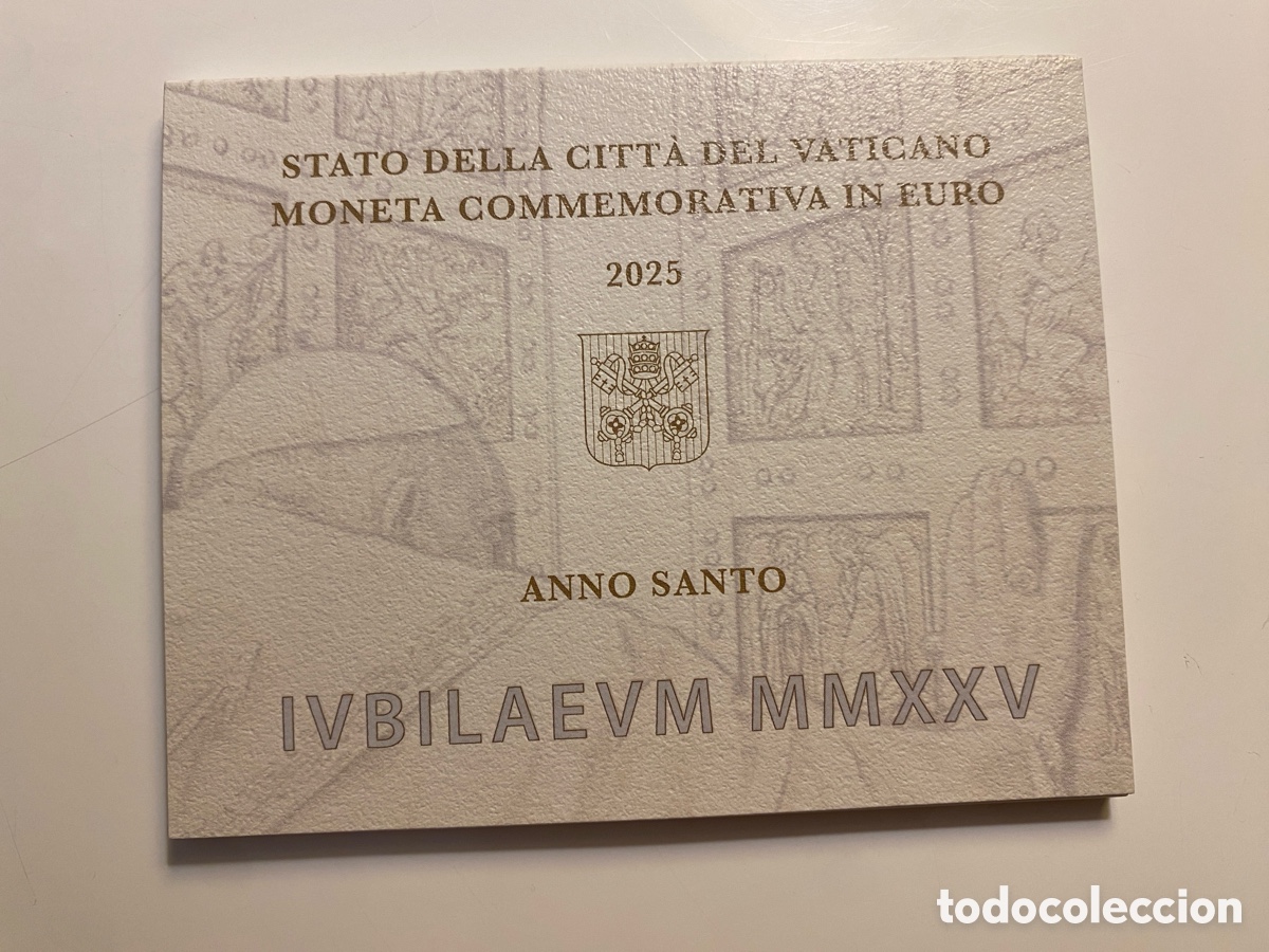 Monedas antiguas de Europa: VATICANO 2025 2&euro; X 2 - MIGUEL ANGEL Y A&Ntilde;O SANTO