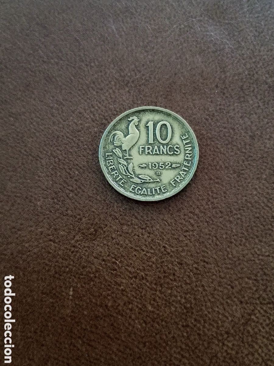 Monedas antiguas de Europa: 10 FRANCOS B 1952 - FRANCIA