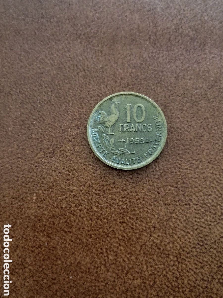 Monedas antiguas de Europa: 10 FRANCOS 1953 - FRANCIA