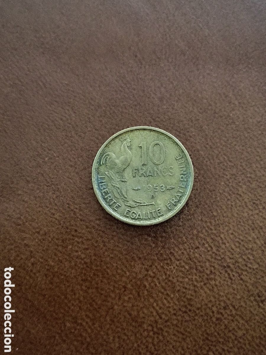 Monedas antiguas de Europa: 10 FRANCOS B 1953 - FRANCIA