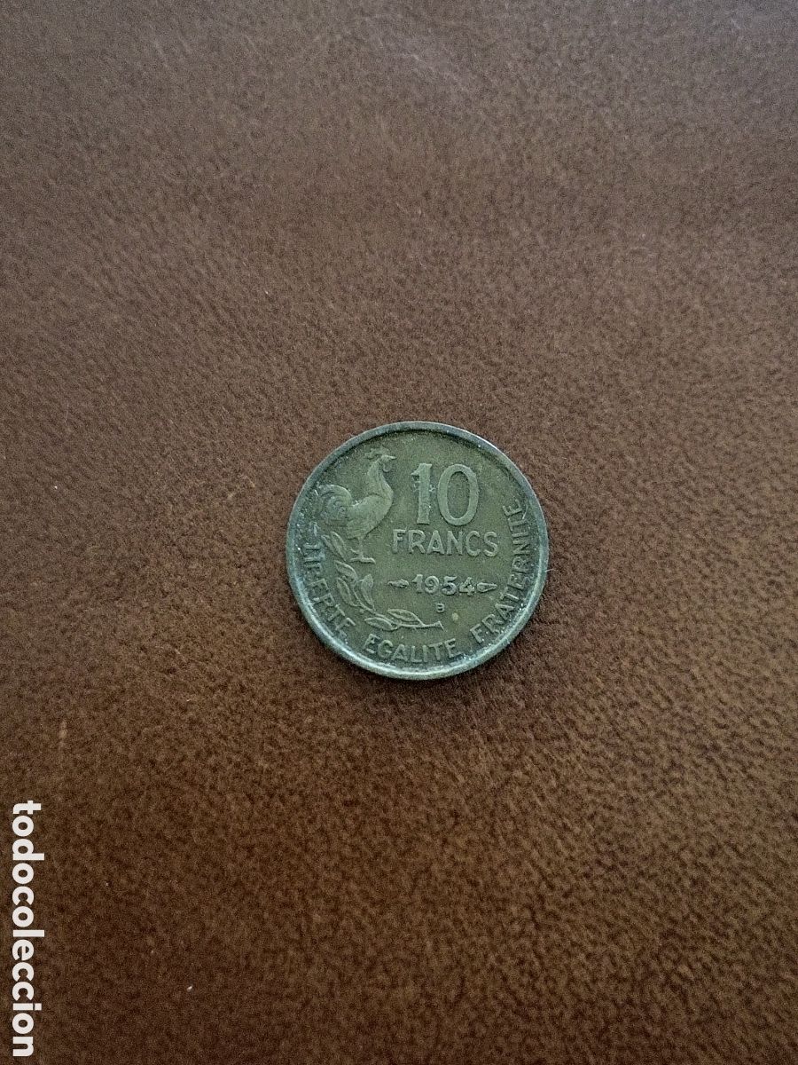 Monedas antiguas de Europa: 10 FRANCOS B 1954 - FRANCIA