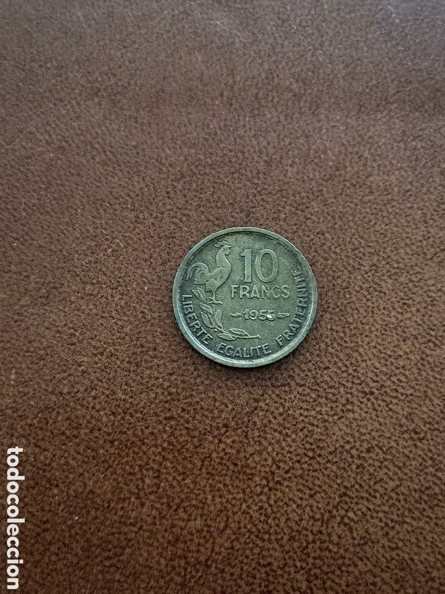 Monedas antiguas de Europa: 10 FRANCOS 1955 - FRANCIA