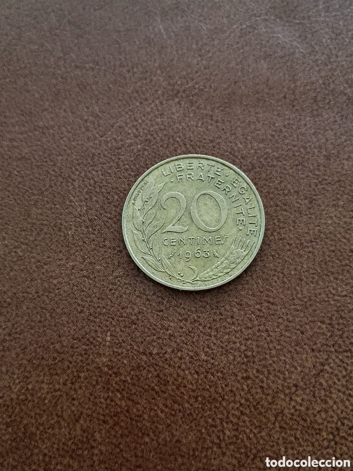 Monedas antiguas de Europa: 20 CENTIMOS 1963 - FRANCIA