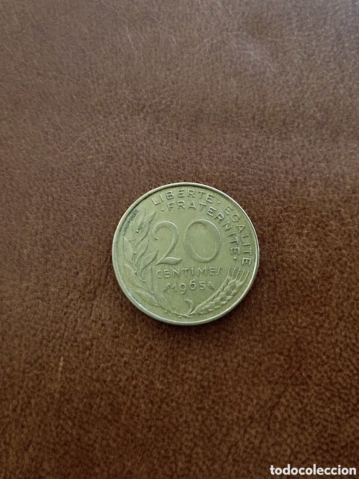 Monedas antiguas de Europa: 20 CENTIMOS 1965 - FRANCIA