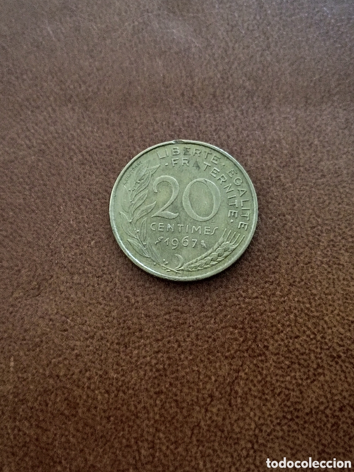 Monedas antiguas de Europa: 20 CENTIMOS 1967 - FRANCIA