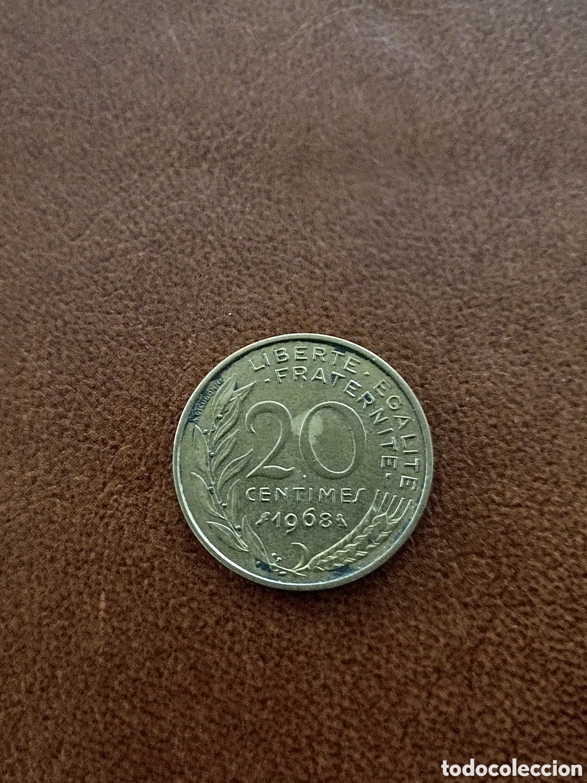 Monedas antiguas de Europa: 20 CENTIMOS 1968 - FRANCIA