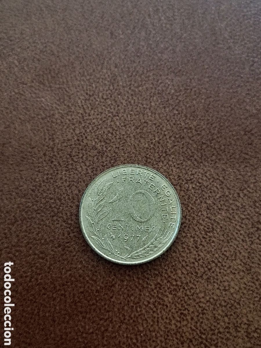 Monedas antiguas de Europa: 10 CENTIMOS 1977 - FRANCIA