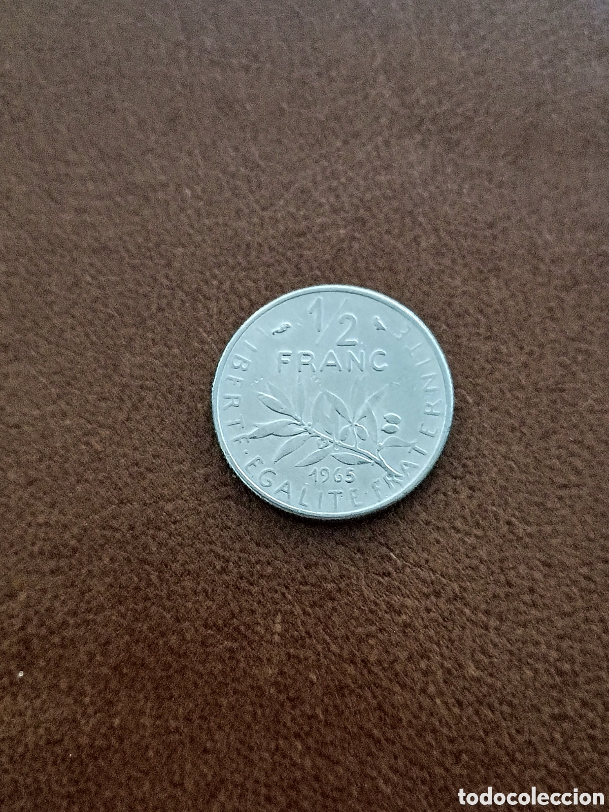 Monedas antiguas de Europa: 1/2 FRANCO 1965 - FRANCIA