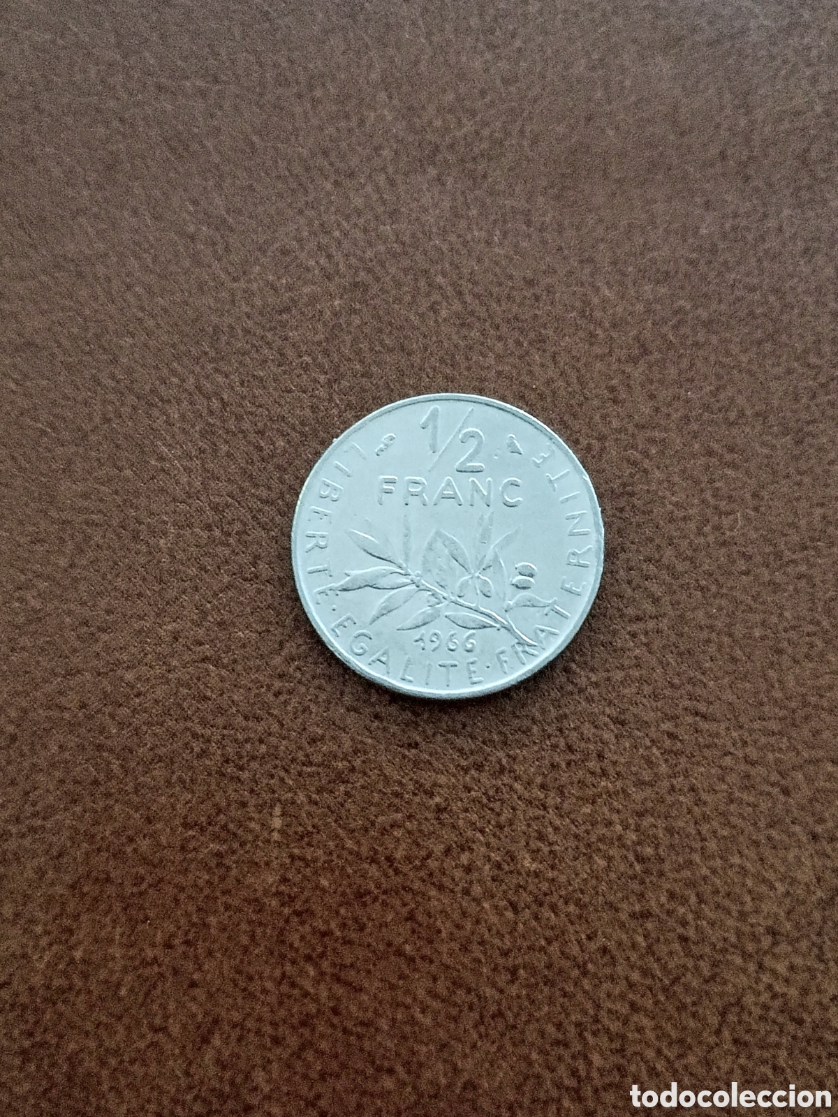 Monedas antiguas de Europa: 1/2 FRANCO 1966 - FRANCIA
