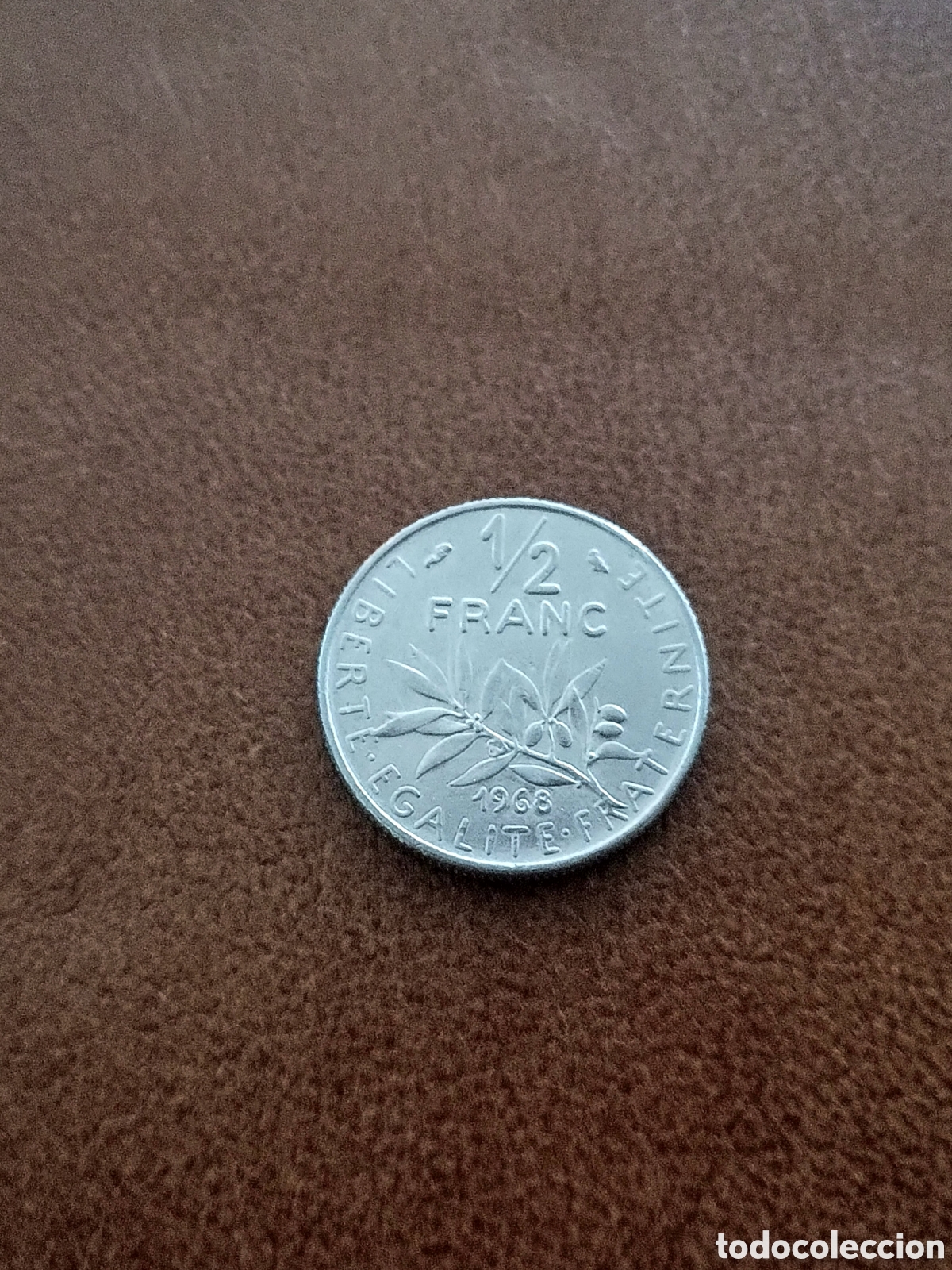 Monedas antiguas de Europa: 1/2 FRANCO 1968 - FRANCIA