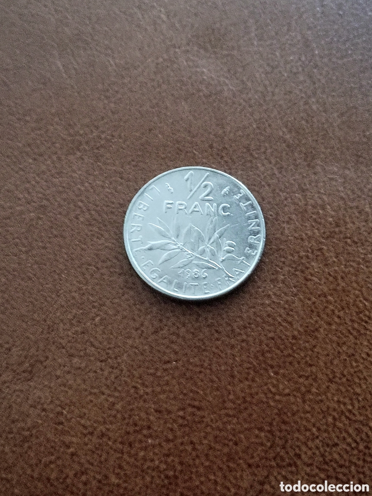 Monedas antiguas de Europa: 1/2 FRANCO 1986 - FRANCIA