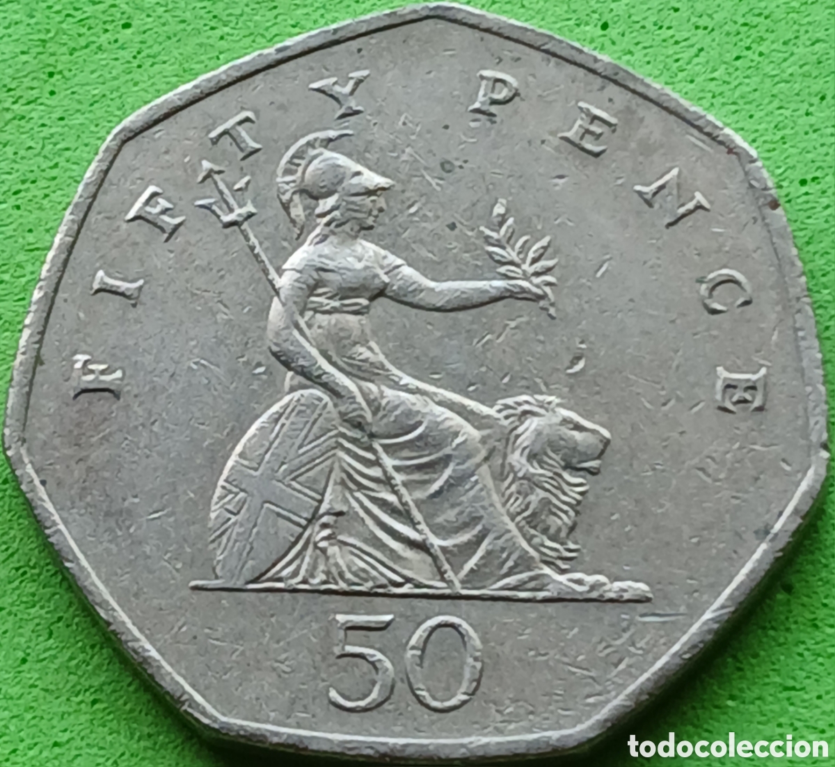 Monedas antiguas de Europa: Reino Unido fifty pence 1997 km#940.2 - 27,3 mm.