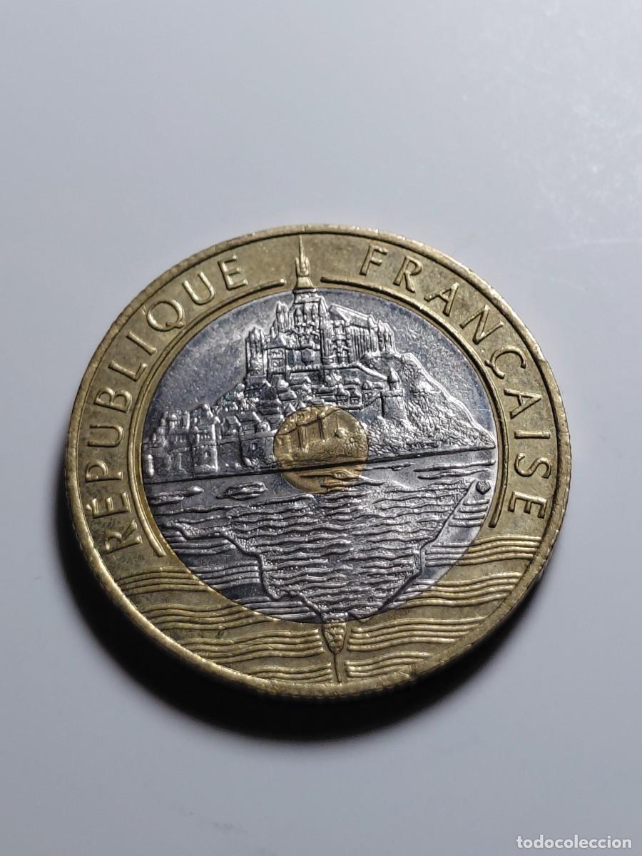 Monedas antiguas de Europa: FRANCIA 5&ordf; REPUBLICA - 20 FRANCS 1993 Mont Saint Michel KM1008
