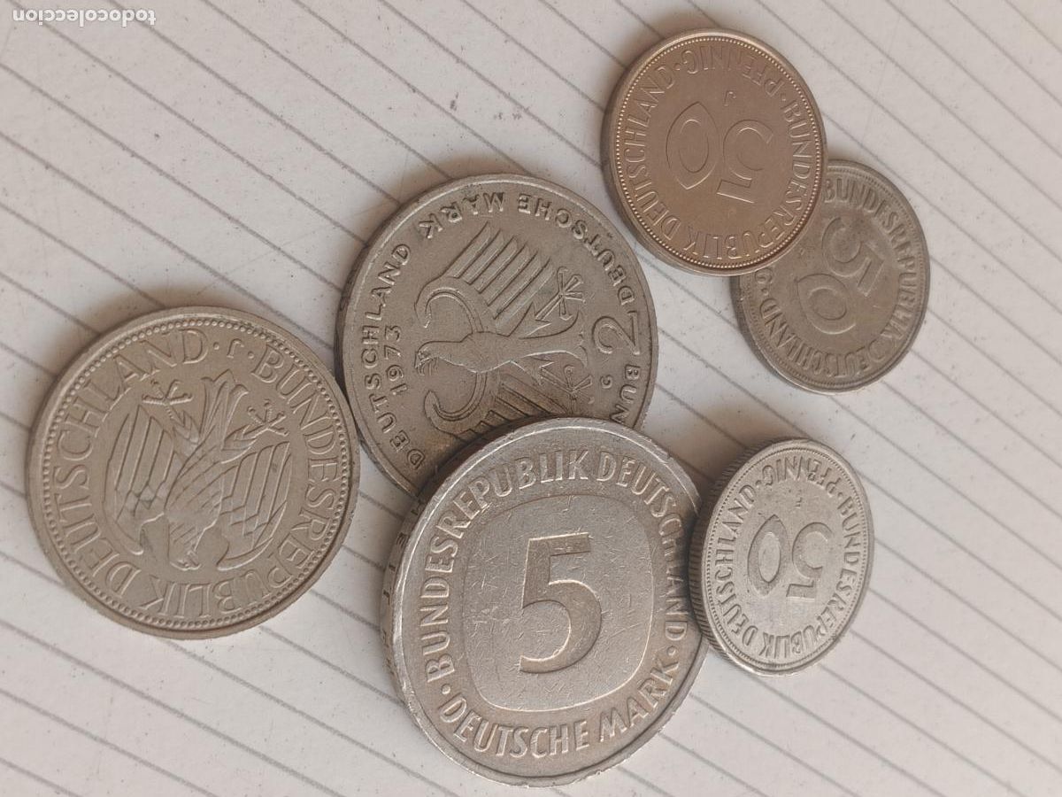 Monedas antiguas de Europa: Alemania. 9,50 marcos alemanes en monedas