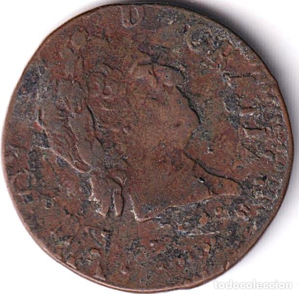 Monedas antiguas de Europa: MONEDA FRANCIA - LUIS XV - 1719- 1722 - COBRE